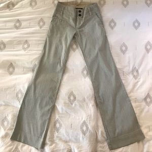 Anthropologie Wide-leg Seersucker Pants